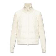 Moncler Kofta med vadderad framsida Beige, Dam