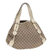 Gucci Vintage Pre-owned Canvas gucci-vskor Brown, Dam