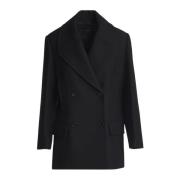 Joseph Heritage Wool Coat Black, Dam