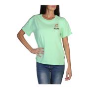 Moschino Kortärmad T-shirt Green, Dam