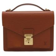 Louis Vuitton Vintage Pre-owned Laeder handvskor Brown, Dam