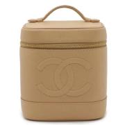 Chanel Vintage Pre-owned Laeder chanel-vskor Beige, Dam