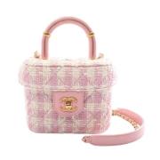 Chanel Vintage Pre-owned Tyg chanel-vskor Pink, Dam