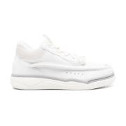 Valentino Garavani Vita Lädersneakers VLogo Detalj White, Herr