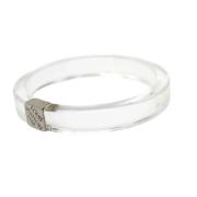 Louis Vuitton Vintage Pre-owned Tyg armband White, Dam