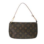 Louis Vuitton Vintage Pre-owned Canvas kuvertvskor Brown, Dam