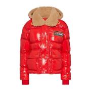 Dsquared2 Stiliga Kappor Kollektion Red, Dam