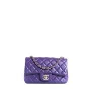 Chanel Vintage Pre-owned Laeder chanel-vskor Purple, Dam