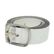 Gucci Vintage Pre-owned Tyg skrp White, Dam