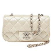 Chanel Vintage Pre-owned Laeder chanel-vskor White, Dam