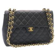 Chanel Vintage Pre-owned Laeder chanel-vskor Black, Dam