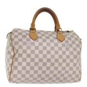 Louis Vuitton Vintage Pre-owned Canvas louis-vuitton-vskor Beige, Dam