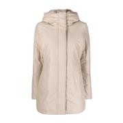 Woolrich Beige Parka för Kvinnor Aw23 Beige, Dam