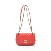 Chanel Vintage Pre-owned Laeder chanel-vskor Red, Dam