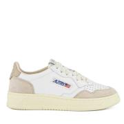 Autry Medalist Low Vit Beige Sneakers White, Herr