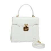 Gucci Vintage Pre-owned Laeder gucci-vskor White, Dam