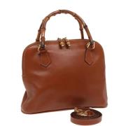 Gucci Vintage Pre-owned Laeder gucci-vskor Brown, Dam