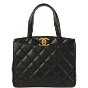 Chanel Vintage Pre-owned Laeder chanel-vskor Black, Dam