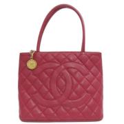 Chanel Vintage Pre-owned Laeder chanel-vskor Red, Dam