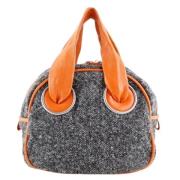 Bottega Veneta Vintage Pre-owned Ylle handvskor Gray, Dam