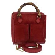 Gucci Vintage Pre-owned Mocka gucci-vskor Red, Dam