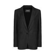 Dondup Elegant Tidlös Blazer för Kvinnor Black, Dam