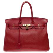 Hermès Vintage Pre-owned Laeder handvskor Red, Dam