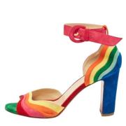 Christian Louboutin Pre-owned Pre-owned Mocka sandaler Multicolor, Dam