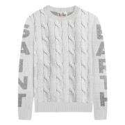 MC2 Saint Barth Stilren Crewneck Sweater Gray, Dam