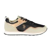 U.s. Polo Assn. Klassisk Sneaker SvartBeige Kvinnor Polyester Black, D...