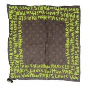 Louis Vuitton Vintage Pre-owned Silke sjalar Multicolor, Dam