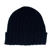 Gran Sasso Blå Rock Hatt - Ren Cashmere, Tillverkad i Italien Blue, He...