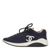 Chanel Vintage Pre-owned Nylon sneakers Black, Dam