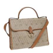 Dior Vintage Pre-owned Canvas dior-vskor Beige, Dam