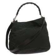 Gucci Vintage Pre-owned Nylon gucci-vskor Black, Dam