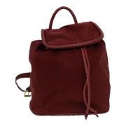 Celine Vintage Pre-owned Nylon axelremsvskor Red, Dam