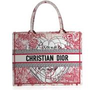 Dior Vintage Pre-owned Canvas totevskor Red, Dam