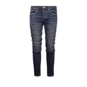 Purple Brand Indigo Jeans för en stilren look Blue, Herr