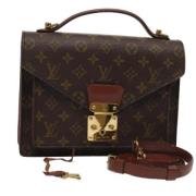 Louis Vuitton Vintage Pre-owned Canvas louis-vuitton-vskor Brown, Dam