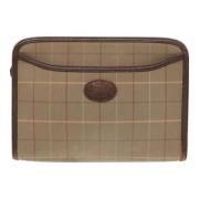 Burberry Vintage Pre-owned Laeder kuvertvskor Brown, Dam