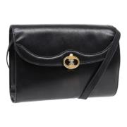 Celine Vintage Pre-owned Laeder axelremsvskor Black, Dam