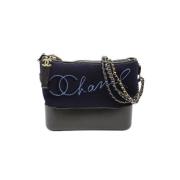 Chanel Vintage Pre-owned Ylle crossbodyvskor Blue, Dam