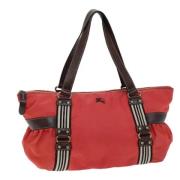 Burberry Vintage Pre-owned Nylon handvskor Red, Dam