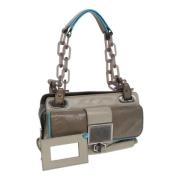 Balenciaga Vintage Pre-owned Laeder balenciaga-vskor Gray, Dam