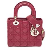 Dior Vintage Pre-owned Laeder totevskor Red, Dam