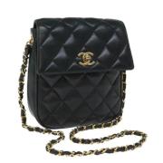 Chanel Vintage Pre-owned Laeder chanel-vskor Black, Dam