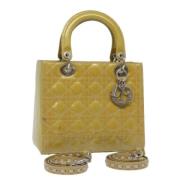 Dior Vintage Pre-owned Tyg dior-vskor Yellow, Dam