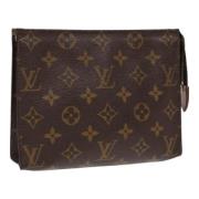 Louis Vuitton Vintage Pre-owned Canvas necessrer Brown, Dam