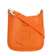 Hermès Vintage Pre-owned Canvas axelremsvskor Orange, Dam