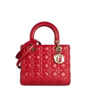 Dior Vintage Pre-owned Laeder dior-vskor Red, Dam